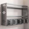 TLXT Wall-Mounted Kitchen Spice Organizer Shelf