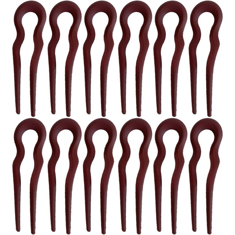 New Simple Matte Wave U-shaped Solid Color Hairpin Women Versatile Elegant Pan Hair Clip for Girl Hair Accessories