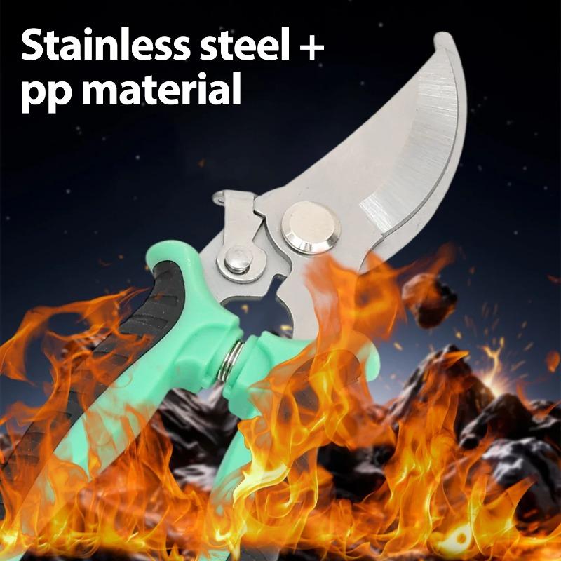 Professional Garden Scissors Stainless Steel Shears Bypass Pruning Tree Thick Branch Trimming Beak Scissors Sharp Hand Pruners
