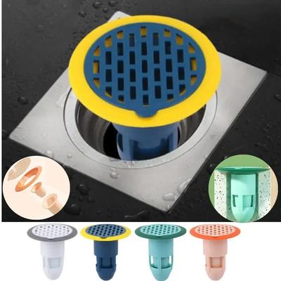 Badewanne Dusche Boden Sieb Abdeckung Stopfen Siphon Silikon Geruchshemmend Spüle Badezimmer Wasserablauf Filter Insektenschutz Deodorant