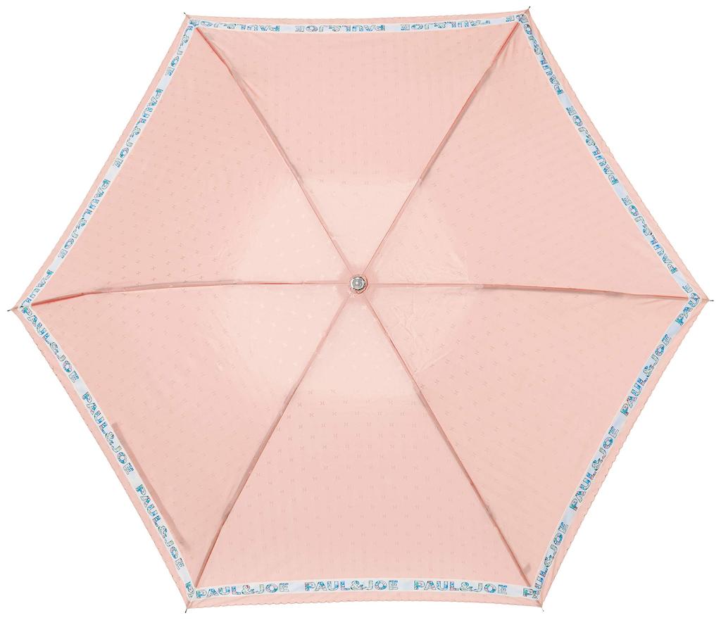 Paul Joe Folding Umbrella Joe with Fiberglass Made in Rib Total Length Total Length 235g & Women's (Paul & Flower) Ribs, Peach, Japan, Length 55cm,
