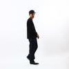 [Champion] Long-Sleeve T-Shirt, Relax Fit, Single Logo, Round Neck, 100% Cotton, COTTON USA, Relax Fit, Single Logo Embroidery, C3-V414, Black, XL