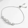 Sweet And Romantic Multi-element Cubic Zirconia Bracelet Suitable For Women To Wear And Match For Summer Travel