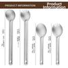 Long Handle Titanium Spoon Fork Portable Picnic Utensils Spoon Fork  Outdoor Travel Supplies