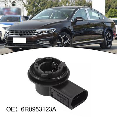 Bulb Socket 6R0953123A Quick To Install Replacement Installation Wear-resistant ABS Material Anti-corrosion Vehicle Lighting