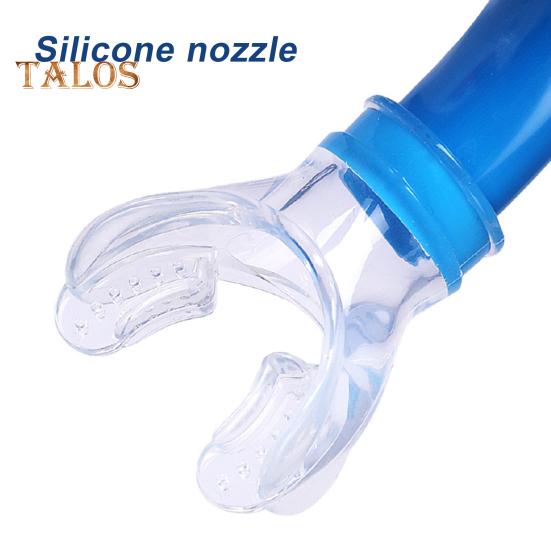 Snorkel Training Tube for Lap Swimming Diving Snorkel Breathing Tube with Headband Liquid Silicone Mouthpiece Snorkel Tube for Adult Kids
