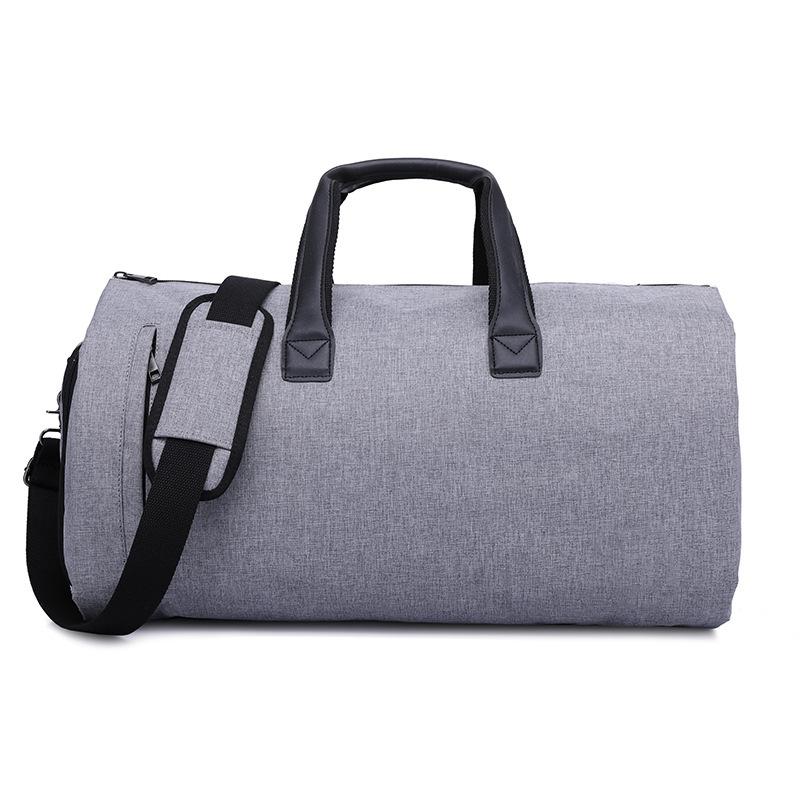 Convertible Garment Bags for Travel Large Capacity Duffel Bag Hand-held Cylindrical Folding Suit Bag Business Trip Luggage Carry On Tote