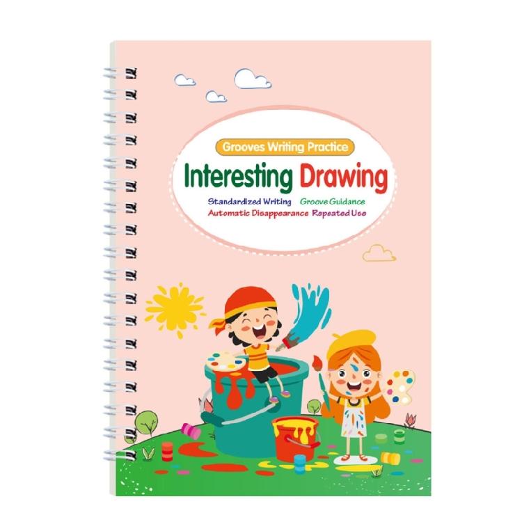 

Writing Practice Book With Magical Grooved Tracking Sheet Kid Early Learning Aid For Preschooler Handwriting Practice