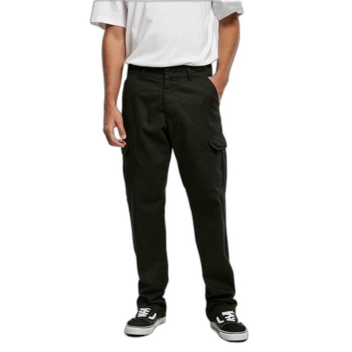 Pantalon cargo Urban Classics Straight Leg - noir - 32