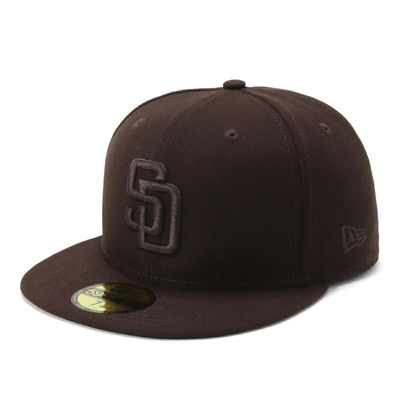 

[New Era] newera cap 59FIFTY 14561976 NER34C9747 MLB san diego padres SD Burnt Wood brown 7 3/8 Tonal Color ONSPOTZ special order men s ladies hat