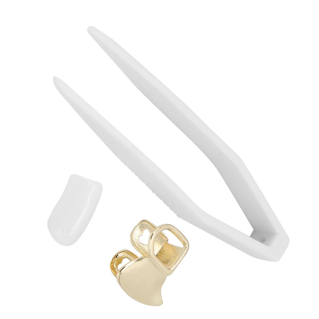 Fashionable Brass Hollow Hip Hop False Tooth Halloween Festival Hip Hop Tooth Decoration