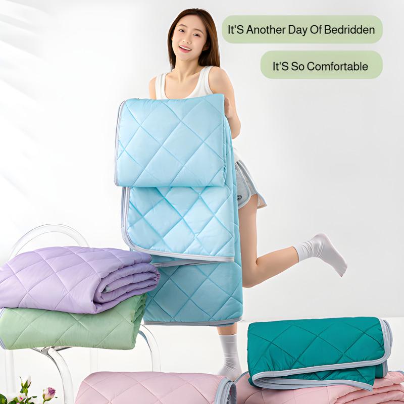 Cool Ice Silk Summer Quilt Solid Summer Quilt Air Conditioning Quilt Summer Thin Grade A Cooling Blanket Lightweight Cool Duvet