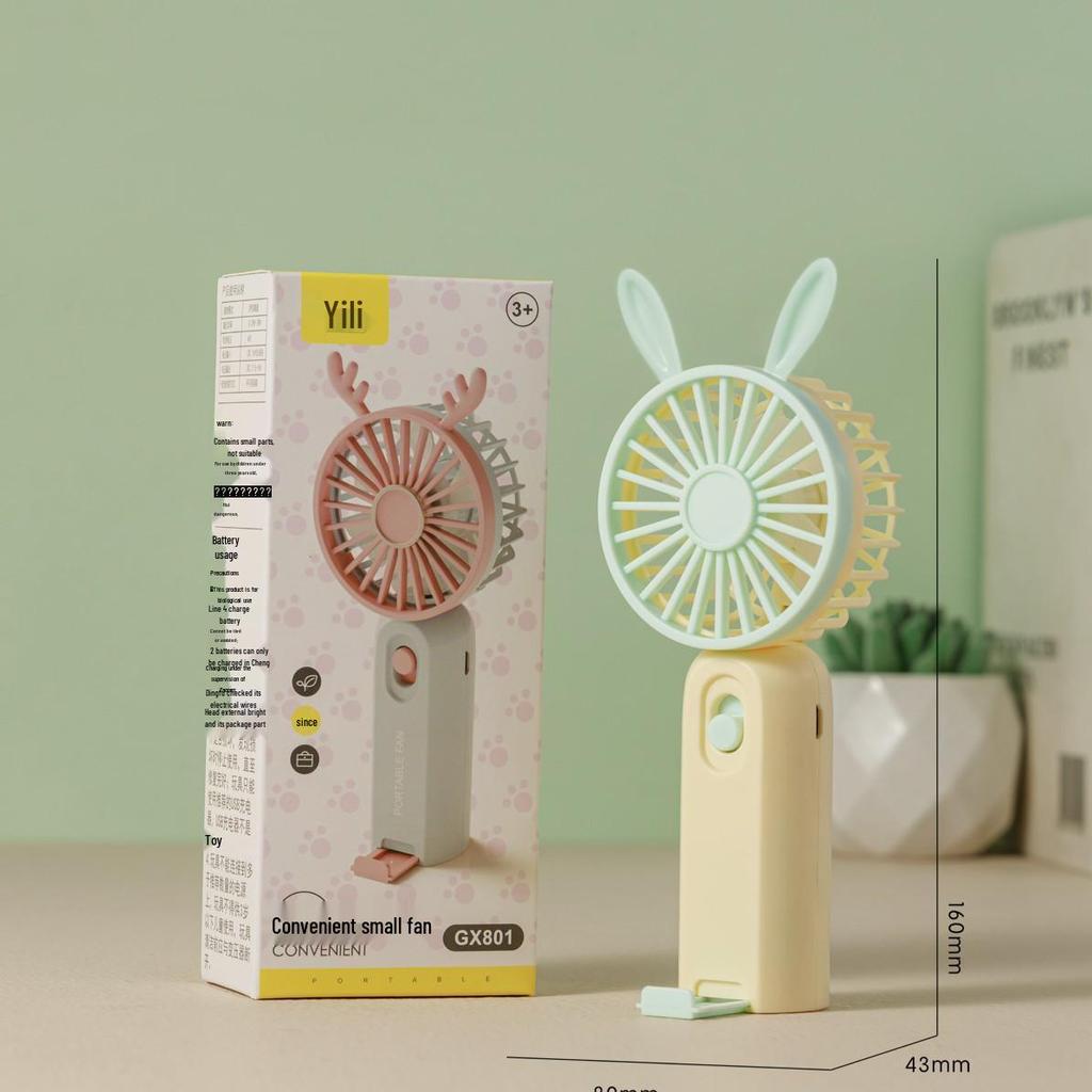 Special Offer Handheld Mini Fan in Dopamine Colors - Portable Gift