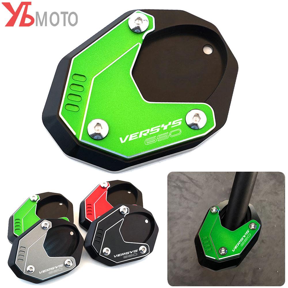 

Боковая подставка для KAWASAKI VERSYS650 VERSYS 650 2010-2022, аксессуары для мотоциклов, подставка для ног чёрный