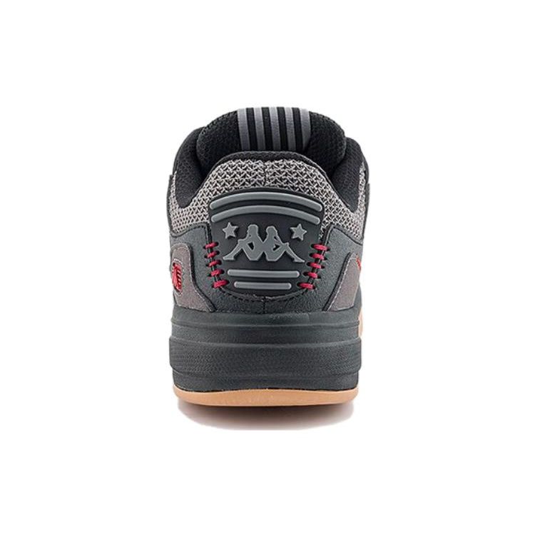 Kappa Casual Color Block Trendy Non-Slip Low-Top Skate Shoes Unisex sneaker Black Gray K0DY5CC16-990