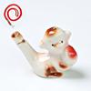 Mini Keramik Wasservogel Pfeife Niedliche Chinesische Tierkreiszeichen Tiere Geräuschmacher mit Aufhängeschnur Nachahmung Vogelruf Pfeife Kinderspielzeug für die Badewanne
