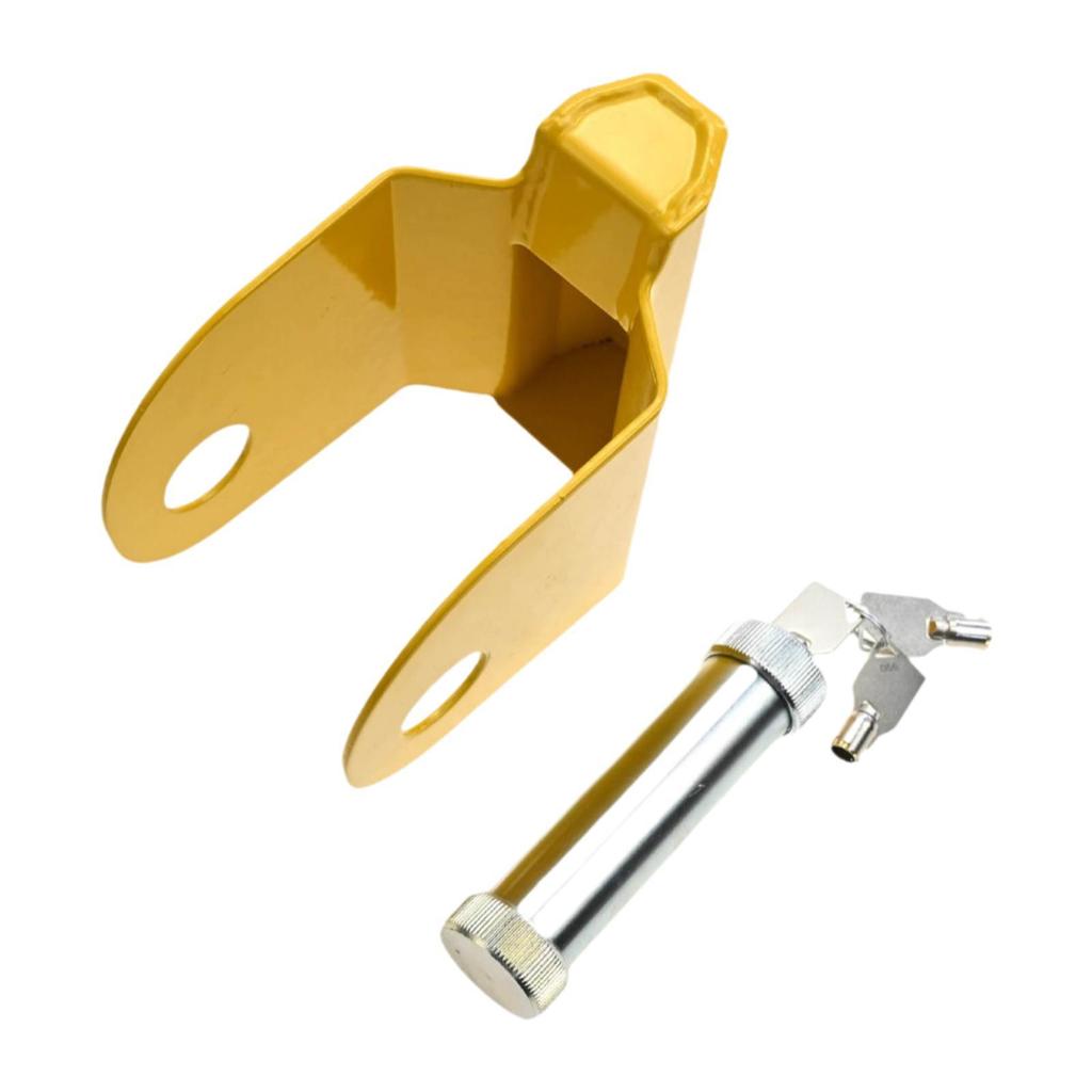 Durable Metal Trailer Hitch Lock Adjustable Safety Pin Set Secure Coupler Lock for RV Car Boat Travel Trailer Accessories