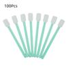 100Pcs Dust Free Digital Camera Cleaning Brush Non-Fluffy Fiber Tips Fine Precision Cleaning Swabs Plastic Handles