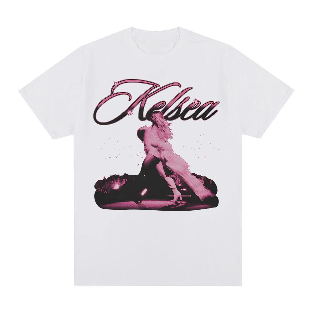 KELSEA VINTAGE PHOTO T-SHIRT Kelsea Ballerini High Quality Tshirt 100% Cotton Round Neck Hip Hop Style Short Sleeve Women/men Tees