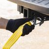 4M Car Tow Cable Heavy Duty 5 Ton Trailer Double Thick Traction Strap with Hook Rope for Vehicle Recovery Transportation Pile