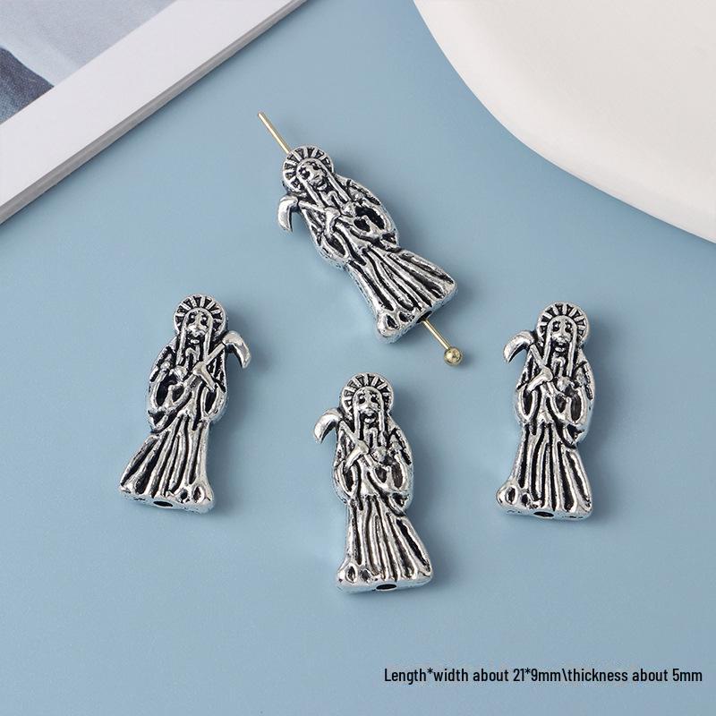 Συλλογή Κοσμημάτων με Χάντρες από Κράμα Cross Knight Our Lady: Χειροποίητα DIY βραχιόλια, κολιέ και σκουλαρίκια υλικά