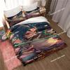 Genshin Impact Game Anime Bedding Set Printed Bed Set With Pillowcase Bed Duvet Cover Soft Single Double Queen Super King Size