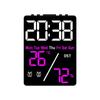 Multifunctional Electronic Alarm Clock with Temperature & Humidity Display 5508