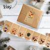 Present Sealing Stickers 250PCS/Roll Christmas Tags, Self Adhesive Labels with Writing Surface, Holiday Envelope Seasonal Packaging for Decorative