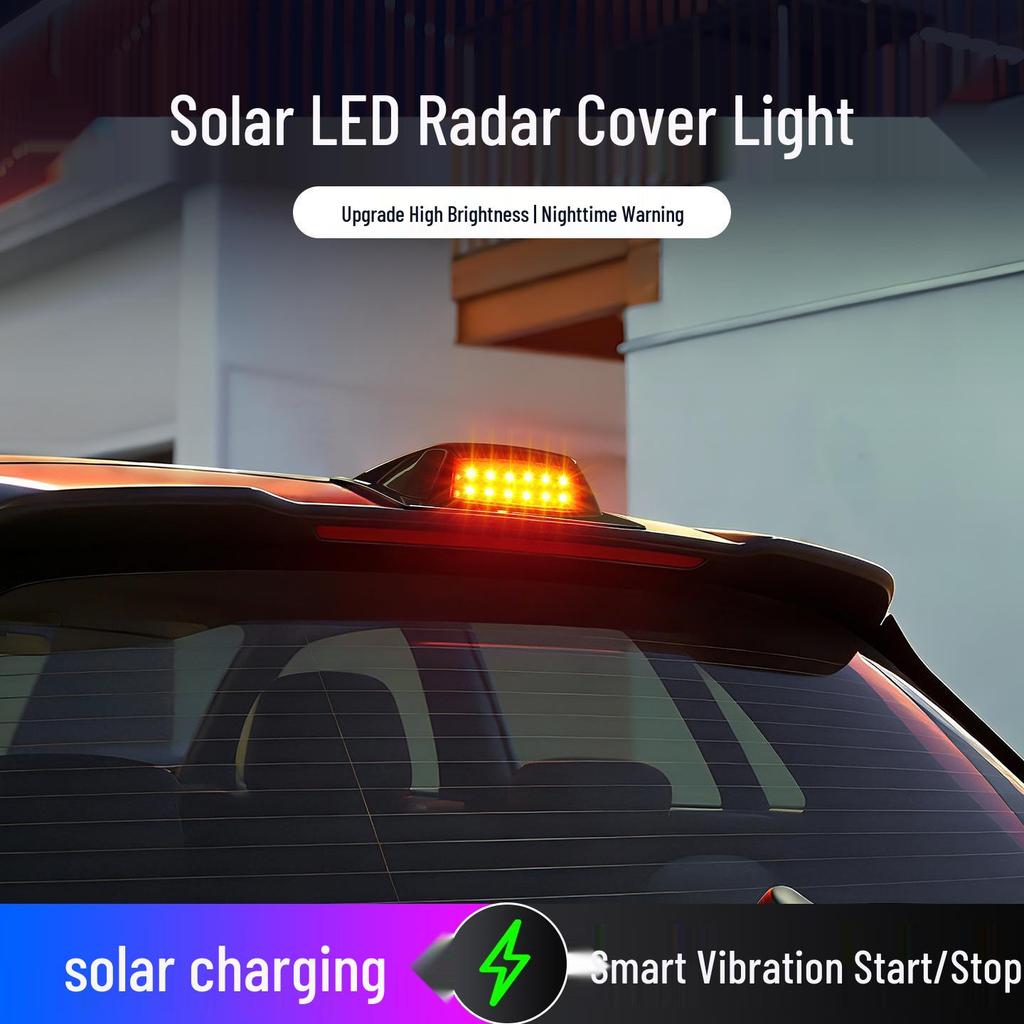 Solar Luminous LED Car Roof Cover with Daytime and Warning Lights