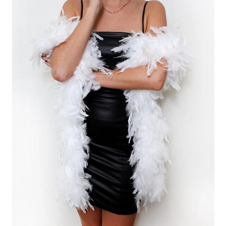 DIY 90Gram Thickness Turkey Feather Boa Fulffy Feathers for Crafts Chicken Feathers Boa Costume Shawl Party Plume Decoration 2Meters