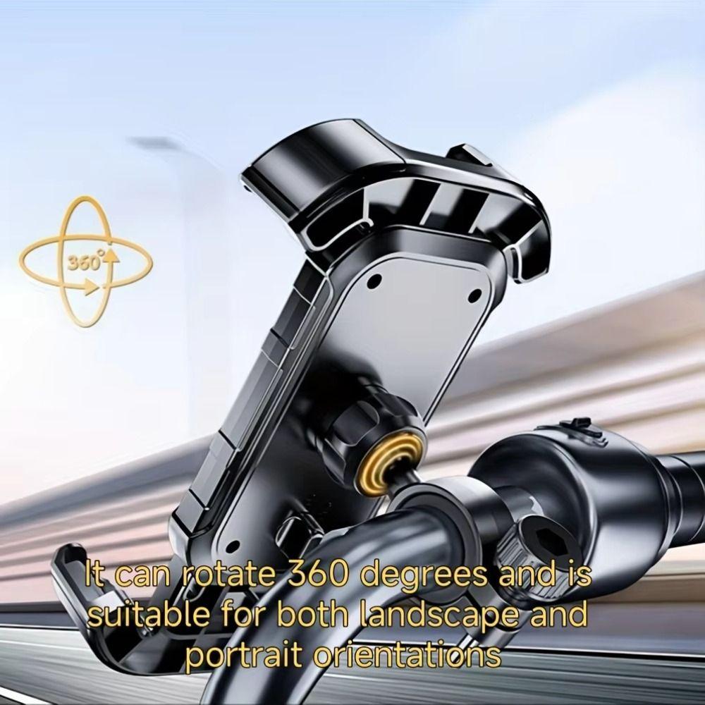 Locking Mechanism Mobile Phone Holder Multiple Shock-Proof Scooter Phone Holder Scooters