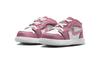 Kids' Sneakers Nike Jordan Air Jordan 1 Low Alt TD Cushioning, Wear Resistant Low top Toddler Shoes Pink