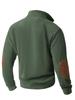2025 Autumn/Winter Men's Outdoor Fleece Jacket with Stand-up Collar and Long Sleeves