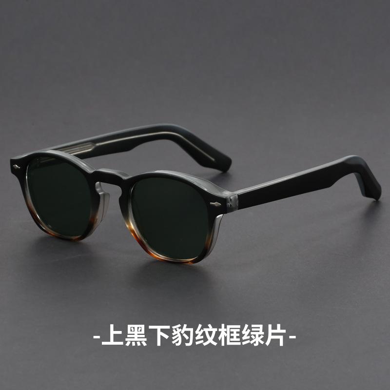 Retro Small Round Sunglasses for Men Women Trendy Circle Style UV400 Lenses Unisex Sun Glasses Luxury Design Car Driving Glasses