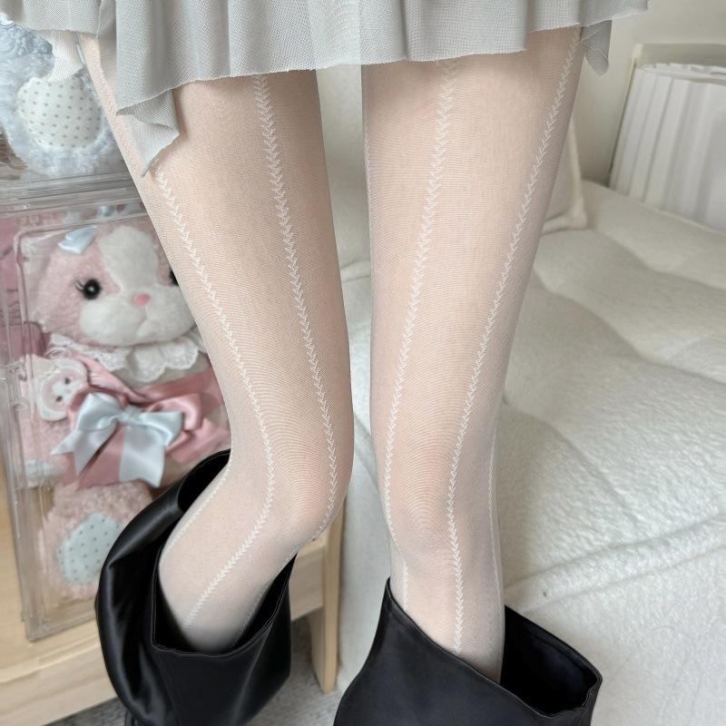 Socks for women, houndstooth stockings, rhombus pantyhose, rhombus grid, black silk, thin, anti-snatch, sexy