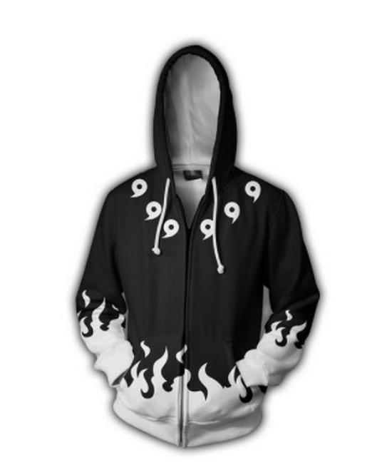 Naruto 3D-Druck Hoodie für Paare - Frühling/Herbst Stil Sportbekleidung