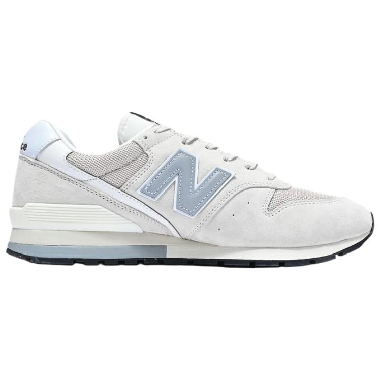 New Balance Nb 996 Versatile Comfortable Mesh Pigskin Low-Top Running Shoes Unisex Sneaker Gray Blue CM996CL2