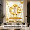 Custom Text Tapestry Jude Bellingham Print Wall Tapestry Indoor Living Room Wall Decor
