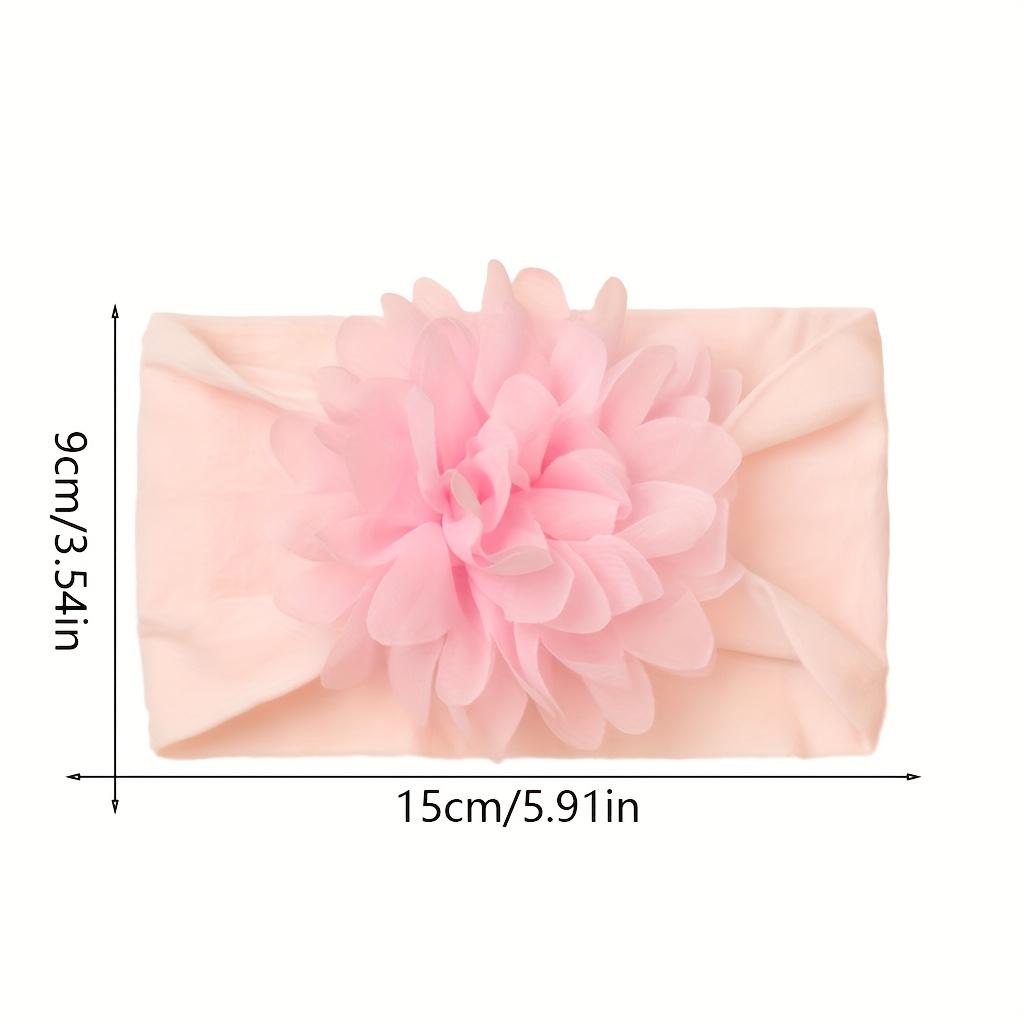High Quality14pcs Baby Girls' Soft Stretch Nylon Headbands - Pastel Floral Hair Accessories with Elastic Comfort Fit, Cute Princess Headscarves for