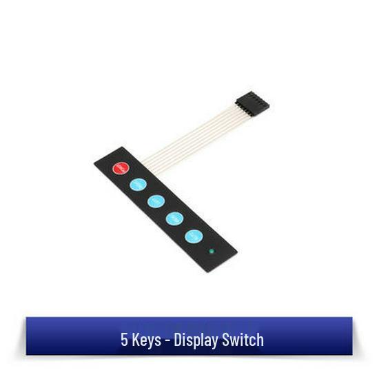 Matrix Membrane Keypad Switch: 1/3/4/5 Keys for Microcontroller Expansion