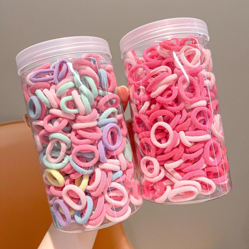 Kids' Soft Elastic Hair Ties - High Elasticity, Thumb-Sized for Babies & Girls