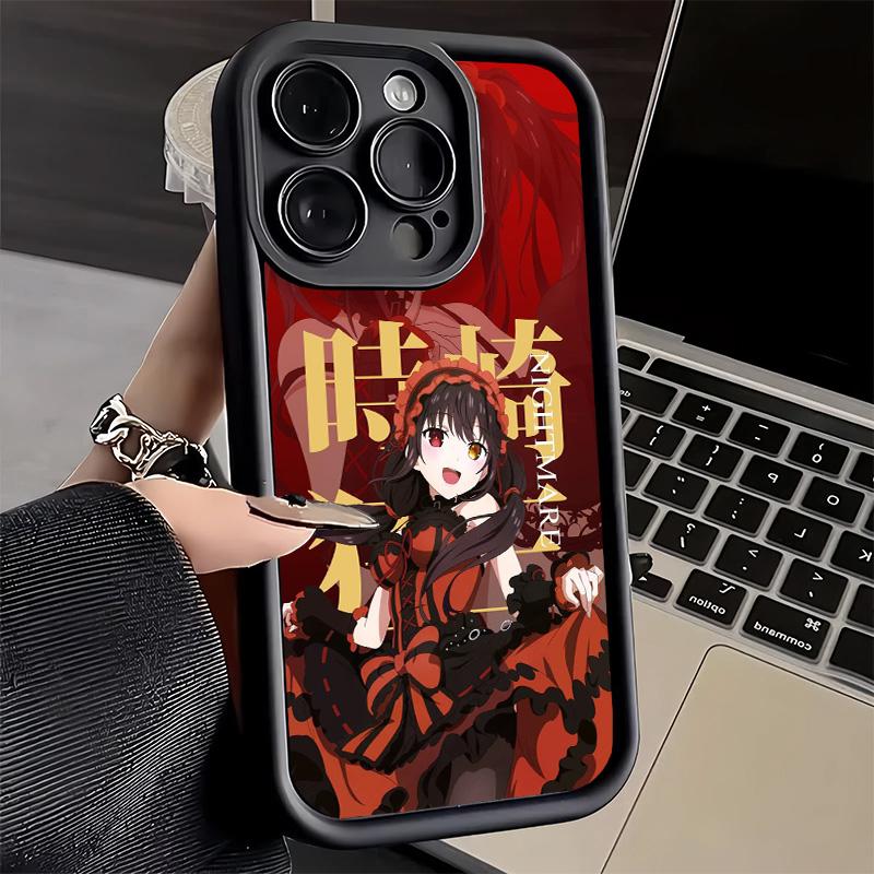 Phone Case for iPhone 17 Air 16E 15 16 Pro Max Date A Live Tokisaki Kurumi Cover 14 Plus 13 12 Mini Soft Shell Silicone Fundas
