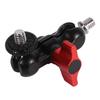 Arm Mount Adapter Multi Function Double Ballhead With Shoe Mount and 14 Inch Screw For DSLR