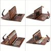 Retro Men's Cowhide Wallet Genuine Leather Men RIFD Long Wallet Large Capacity Multiple Card Slots Casual Portable Coins Purse Durable Card Holder