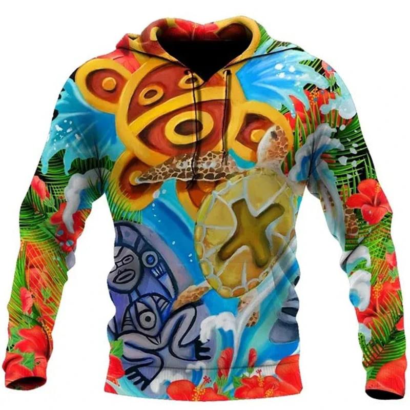 Men's Hoodie Clothing 3D Printed Puerto Rico Pullovers Men Long Sleeve Sweatshirt Sports Streetwear Hoody Spring Pullover Tops