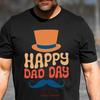 Happy Dad Day T Shirt Fathers Fathers S For Father Top Vintage Washed Comfortable Homme Breathable Graphic