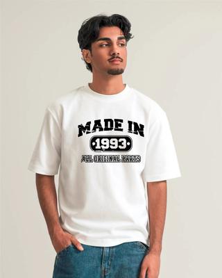 Personalised Made In 1993 All Original Parts Funny Birthday Gift Novelty T-Shirt