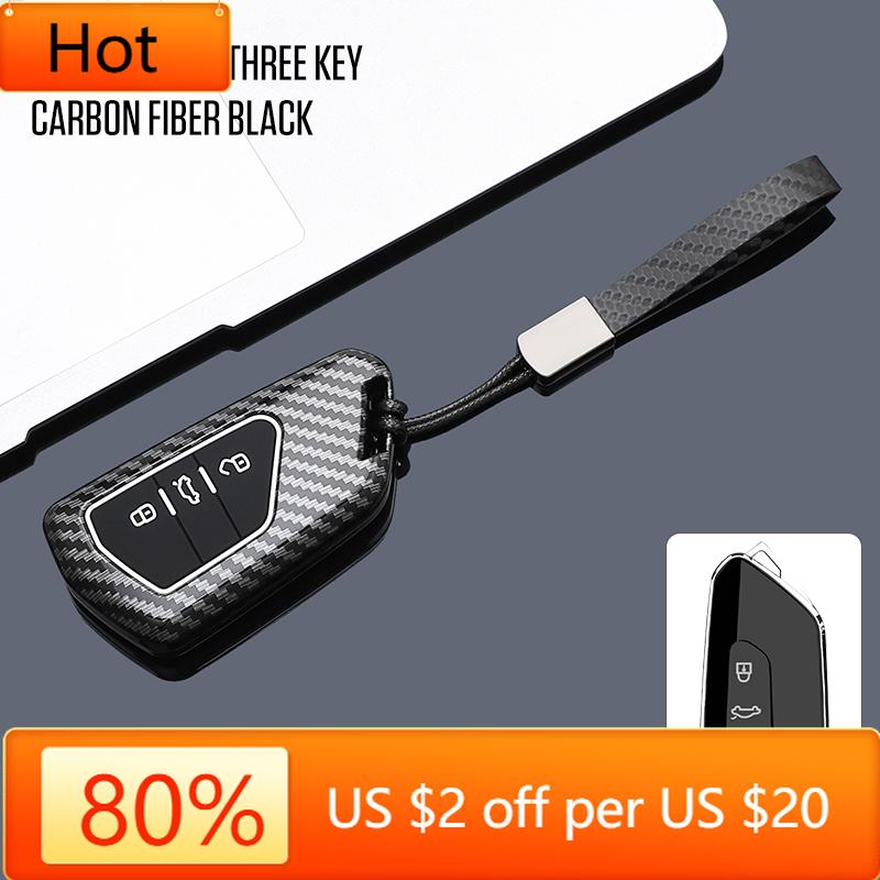 Interior Mouldings Car Smart Key Case Cover Shell For VW Volkswagen Golf 8 MK8 2020 For Skoda Octavia A8 2021 Seat Leon MK4 Acce