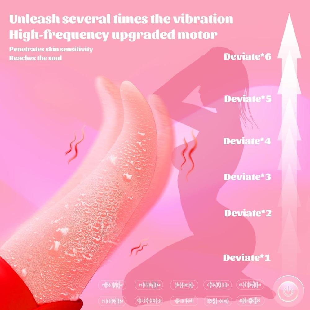 Swing Licking Tongue Vibrator for Women Nipple Clit Sucking Stimulator Orgasm Pussy Blowjob Female Masturbation Adults Sex Toys
