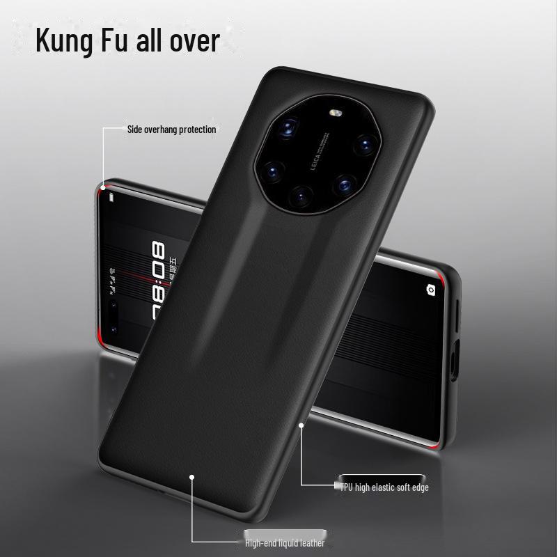 Liquid Leather Anti-Fall Protective Case for Huawei Mate40RS
